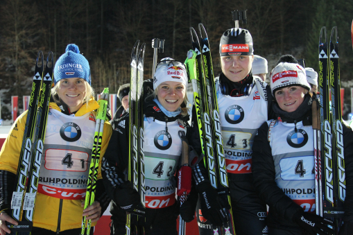 Weltcup in Ruhpolding 2013 - Staffel der Damen