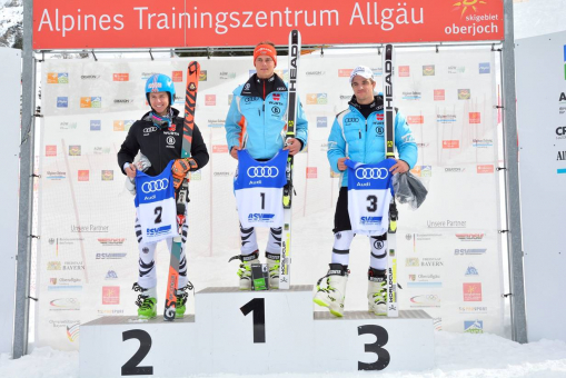 Podest FIS-Rennen Oberjoch