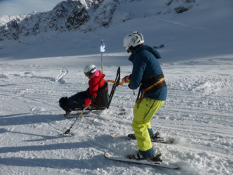 Fortbildung Kaunertal: Sitzender Skilauf